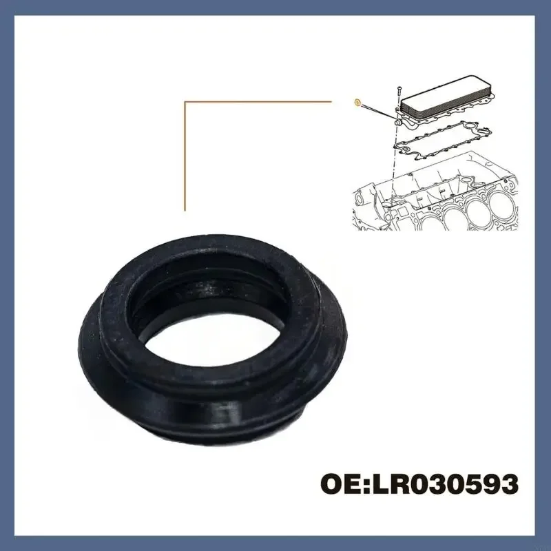 Precise Engineered Direct Fit Engine Component Oil Cooling Outlet Pipe Seal Gasket Ringing LR030593 Direct Installation