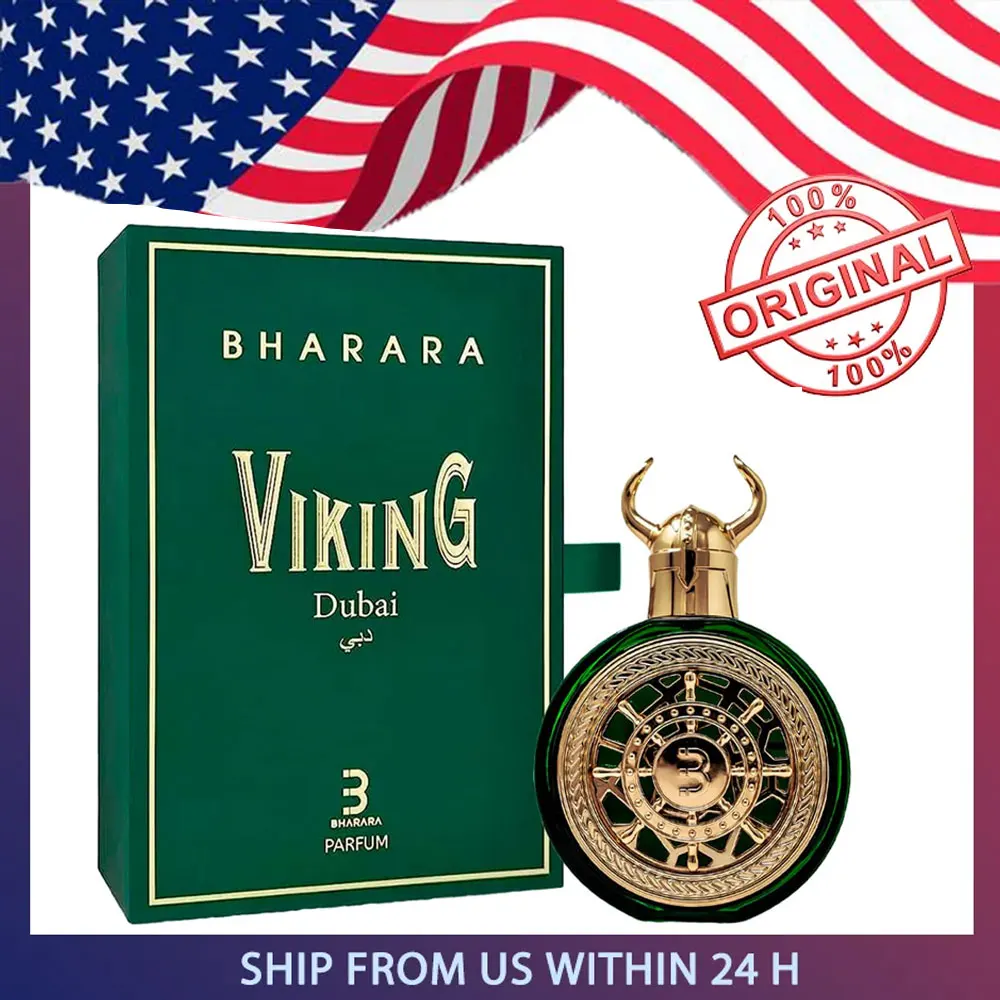 

3,4 унции/100 мл, высококачественный парфюм Bharara Viking Dubai для мужчин и женщин, праздничные подарки, долговечный одеколон унисекс