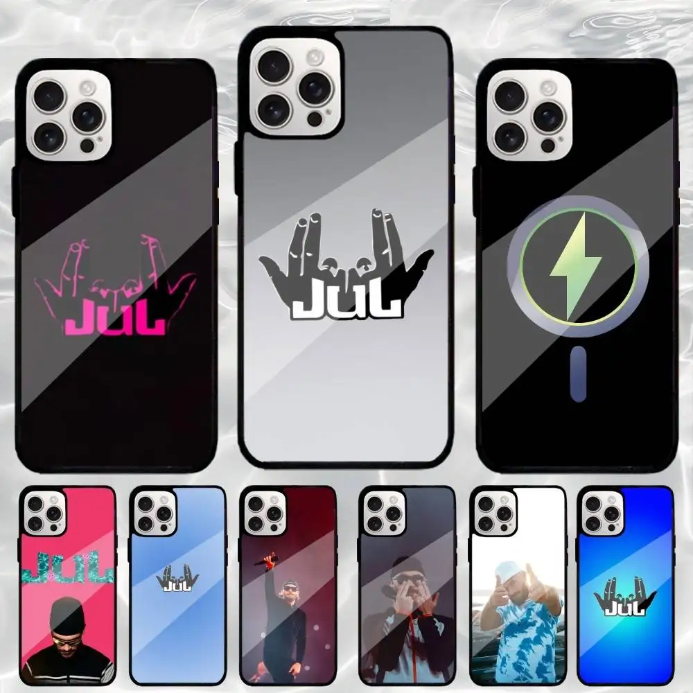 

F-Franch Rapper Jul Phone Case For iPhone17,16,15,14,13,12,11 Plus,Pro Max Magnetic For Magsafe Wireless Charging