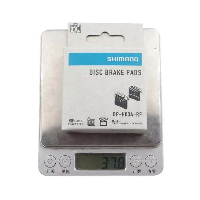 Оригинальные велосипедные тормозные колодки H03A-RF, смоляные металлические велосипедные тормозные колодки с рассеиванием тепла для M8020/M820/M640