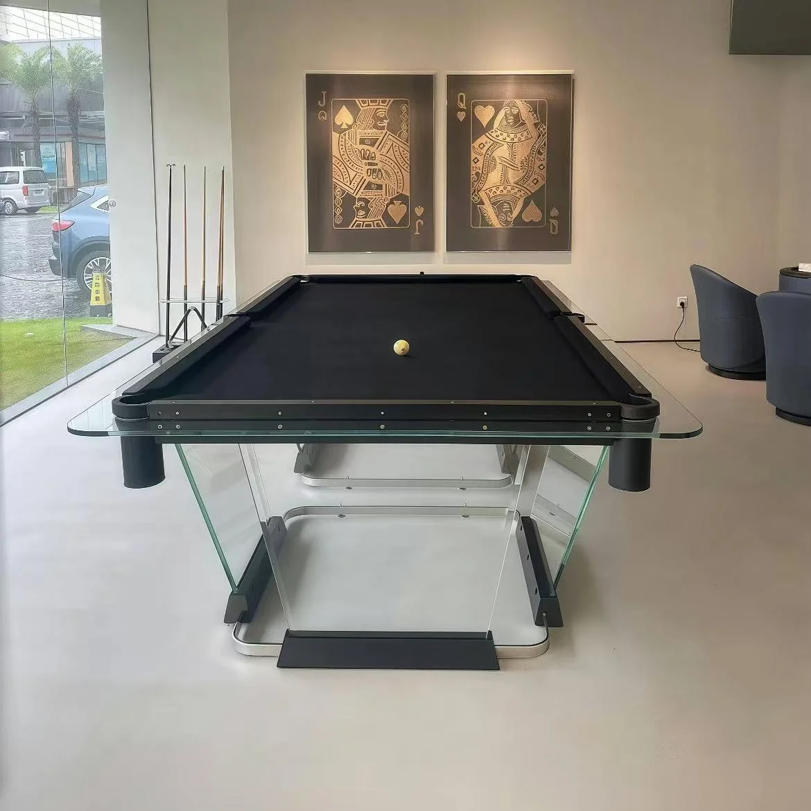 Mesa De Billar Profesional Pool De 9 Pies Factory Direct Biliard Modern Luxury Pool Table 7ft 8ft 9ft Billiard Glass Pool Table