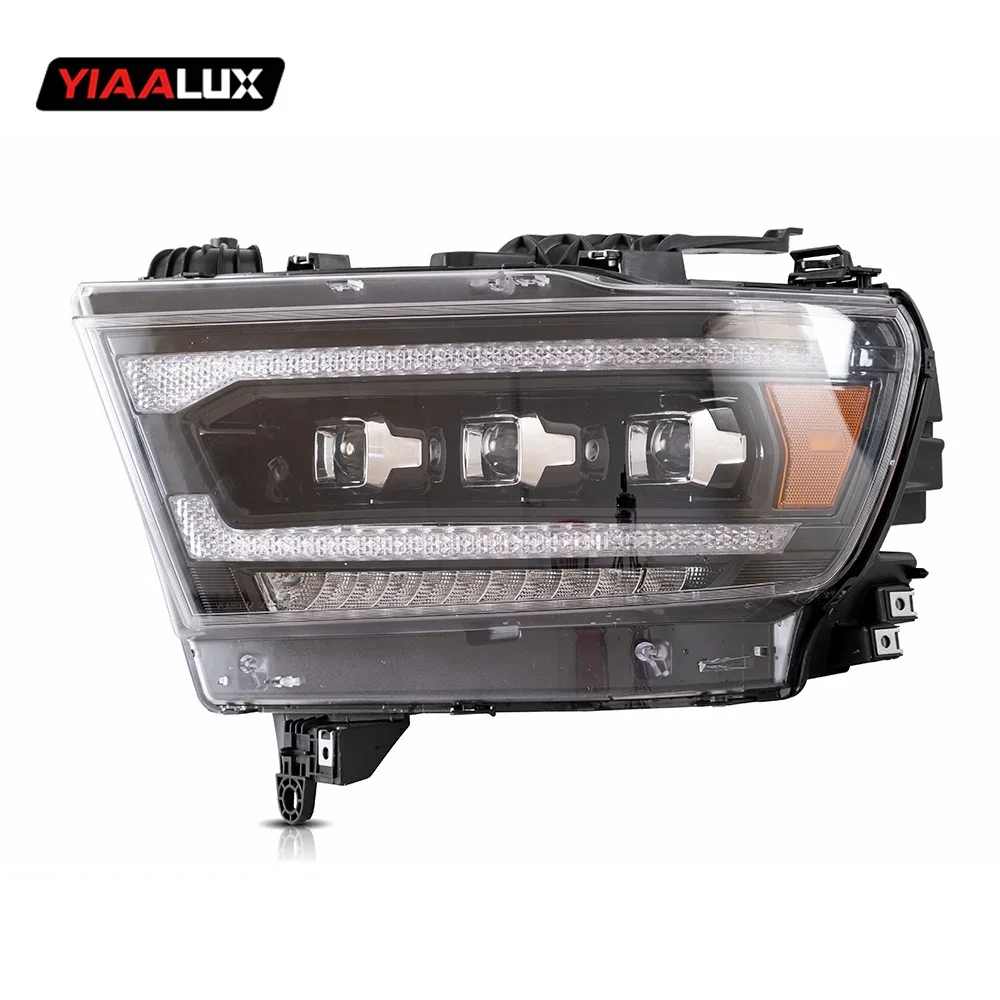 High Quality Auto Led 3lens Head Lights For Dodge RAM 19-up Head Lamp