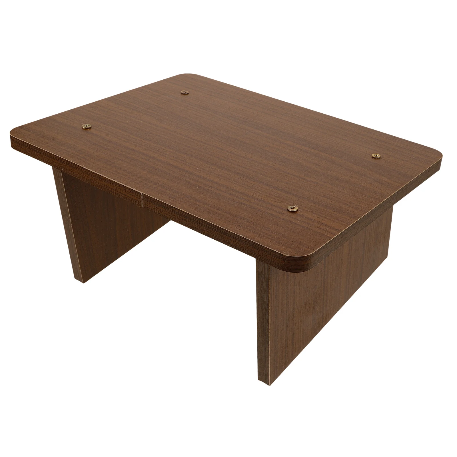 

Wooden Foot Stool Ergonomic Under Desk Footrest Office Footrest Portable Non-Slip Foot Standing Stool for Home Study Bathroom