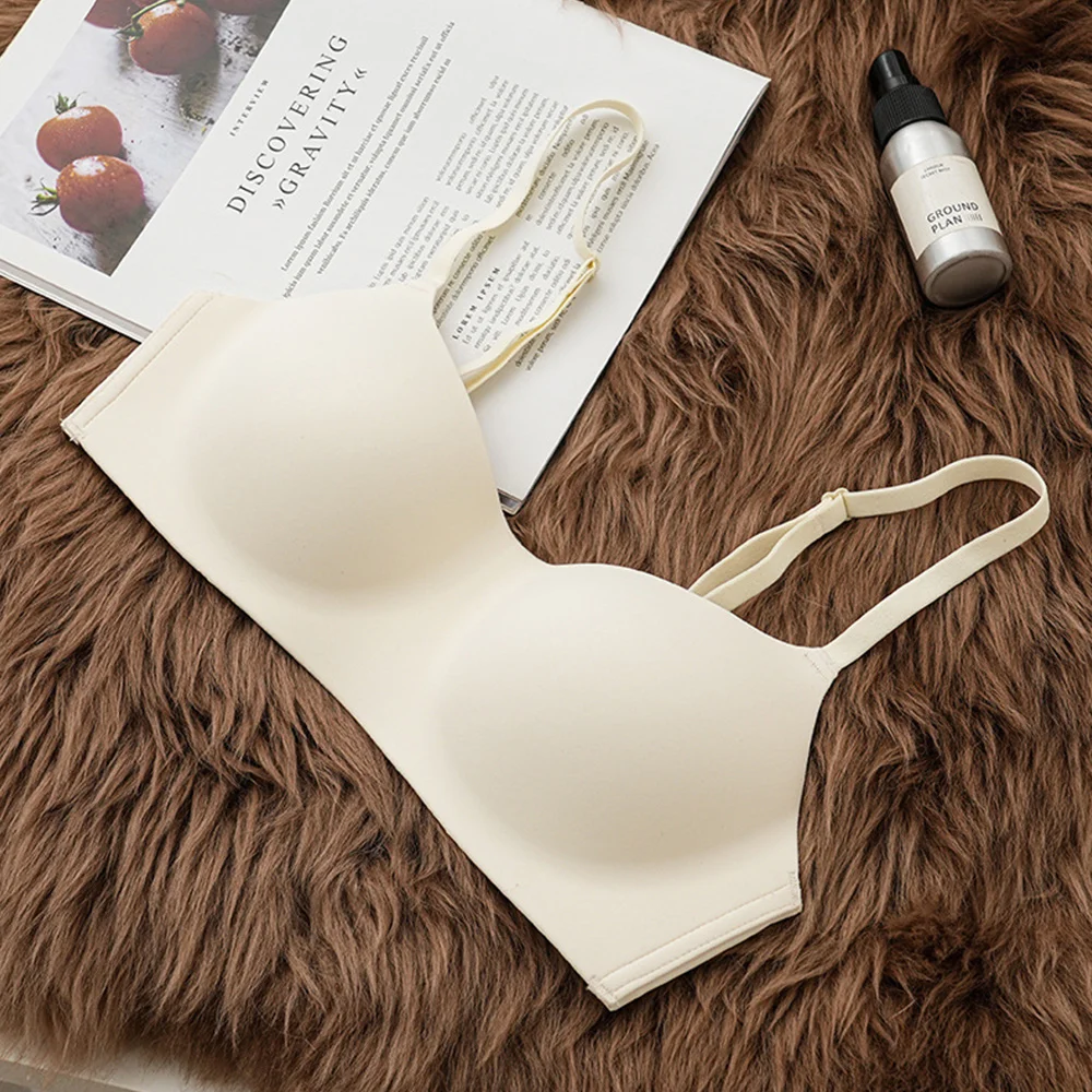 Seamless Tube Top Bras Women Underwear Small Chest Bras Women's Upper Support Bra Non-Wire Female Sexy Lingerie Solid Intimates