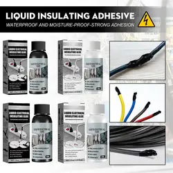 Electrical Tape Liquid Insulation Tape Black Insulation Adhesive White Insulated Glue For Sealing Insulation Of Wires/Sockets