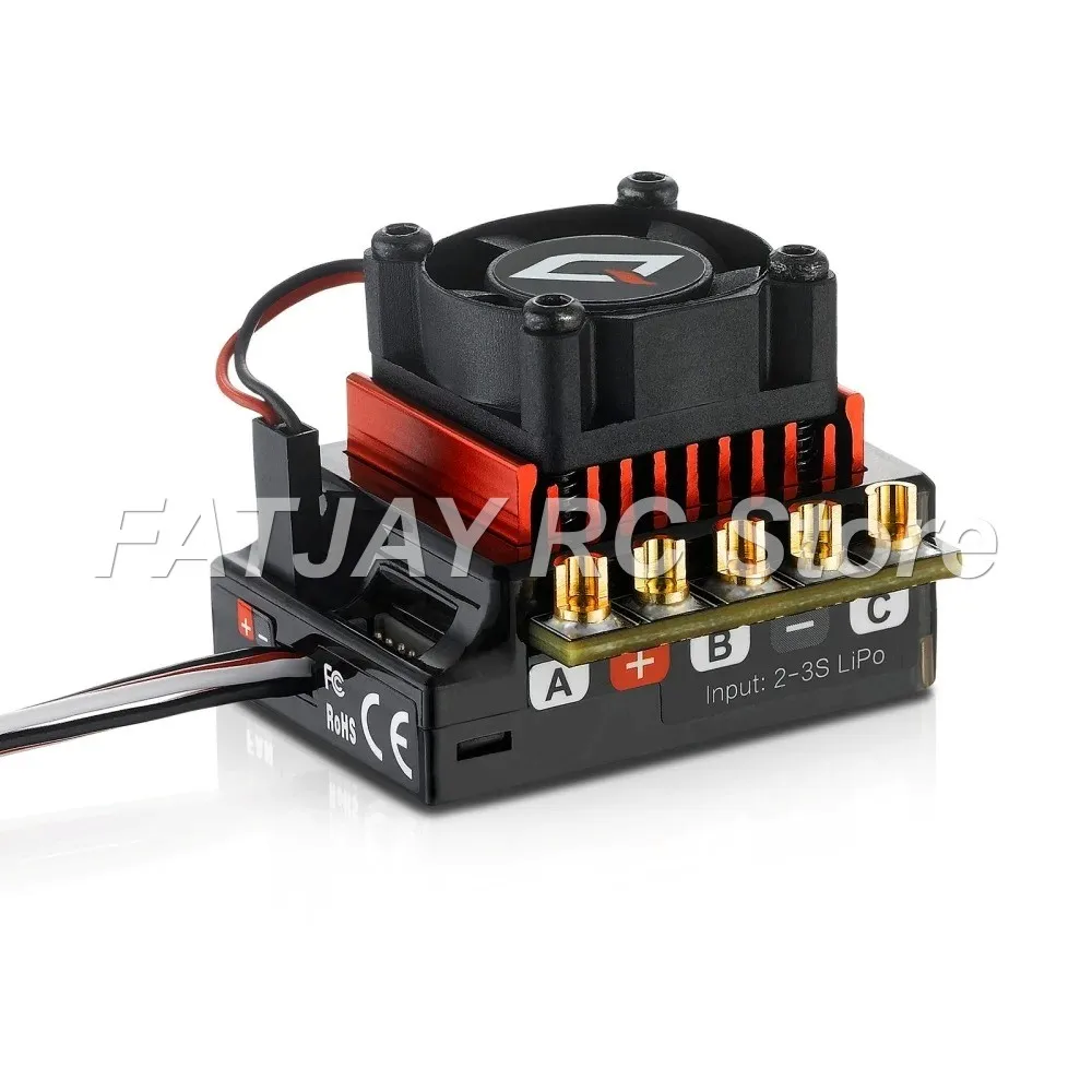 FATJAY Hobbywing QUICRUN-10BL-120-G2 3650 Motor 120A Sensored Brushless ESC RC Car Upgrade