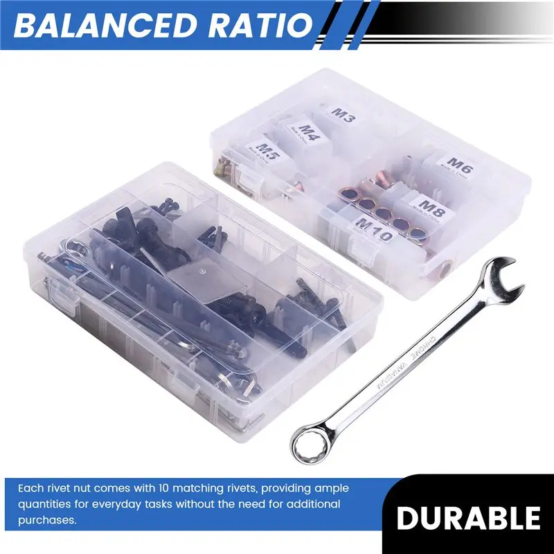 ABSE-Manual Rivet Nut Pulling Tool Riveting Manual Threaded Rivet Pulling Tool Withfemale Rivet Nut Tool Simple Riveting Tool