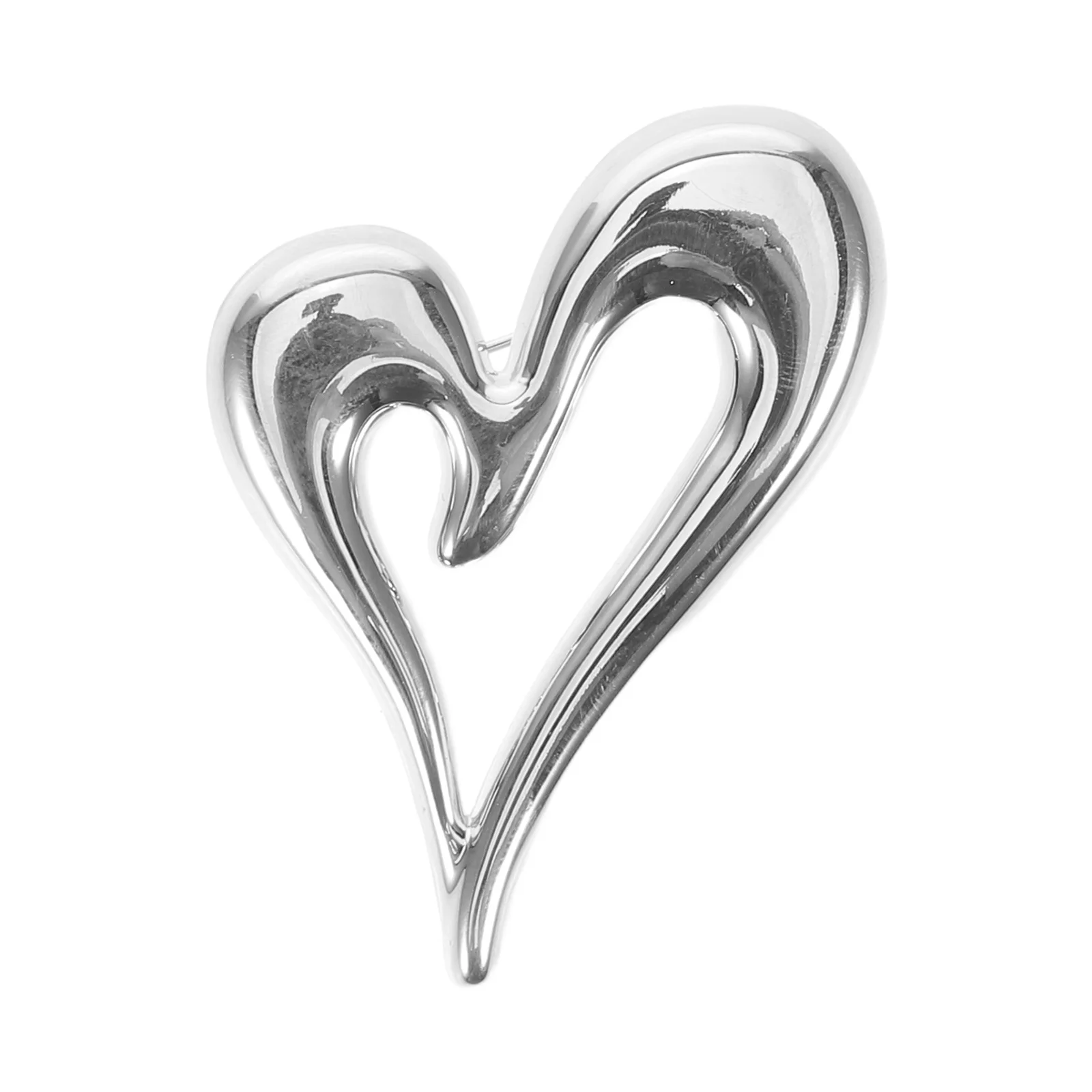 

Heart Brooch Pin Lightweight Metal Love Lapel Pin Brooch Women Men Elegant Clothing Wedding Birthday Jewelry