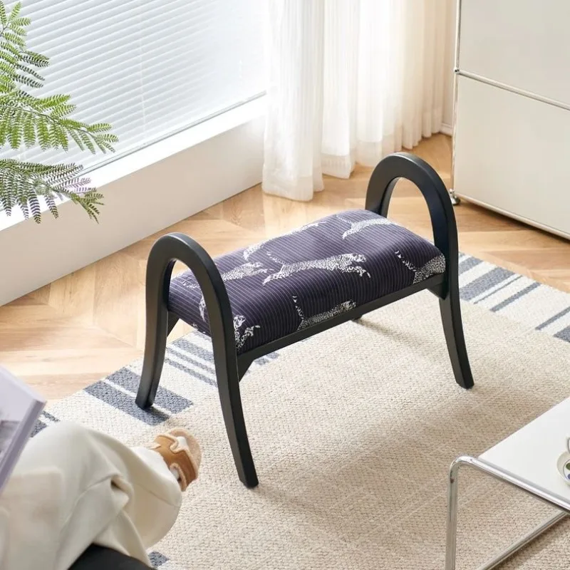 

Medieval shoe changing stool home door living room porch low pedal designer retro bedside