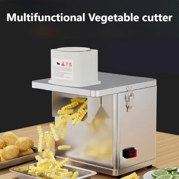 Wolf Teeth Potato Slicer Commercial Machine Fully Automatic Wave Fry Slicer