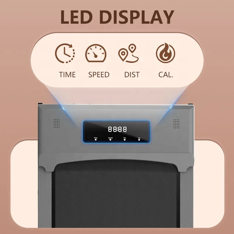 المصنع مباشرة رائجة البيع داخلي محمول قابل للطي الذكية مشاية كهربائية وسادة المشي البناء المعدني بالجملة