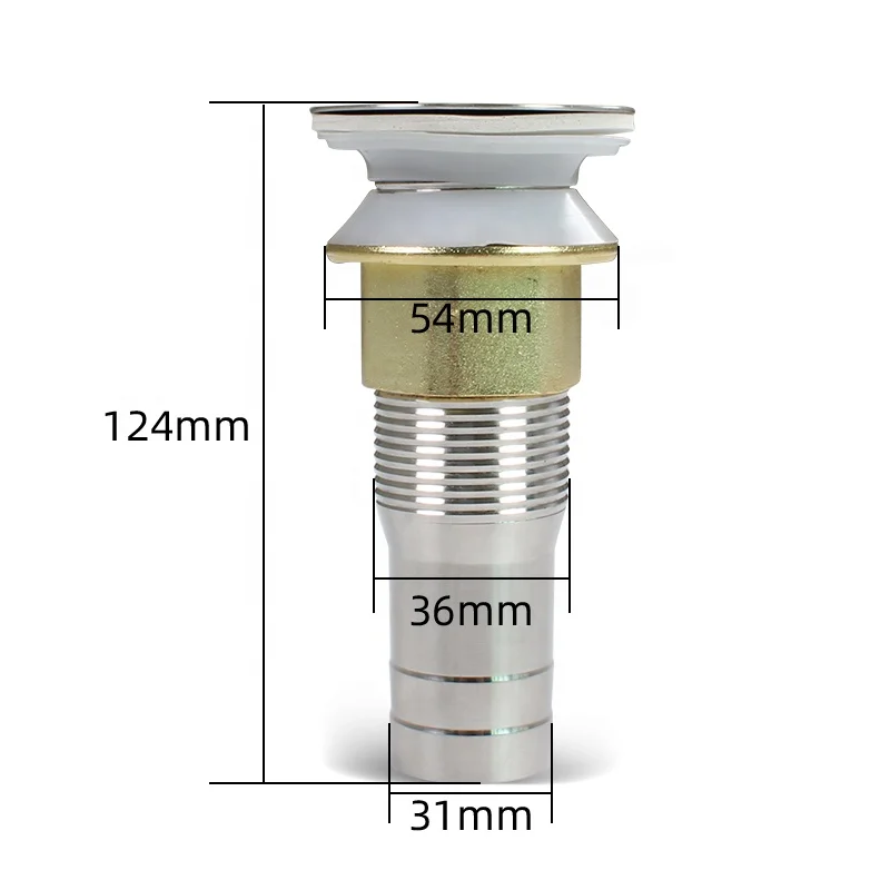ملحقات معدلة OEM 304 من الفولاذ المقاوم للصدأ مضادة للانسداد مع فلتر تصريف أرضية الحمام RV للتخييم