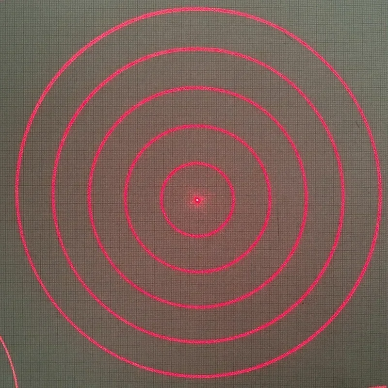 Imagem -05 - Doe 650nm Vermelho Anéis Círculos Concêntricos Que Ralam a Difração do Módulo do Laser