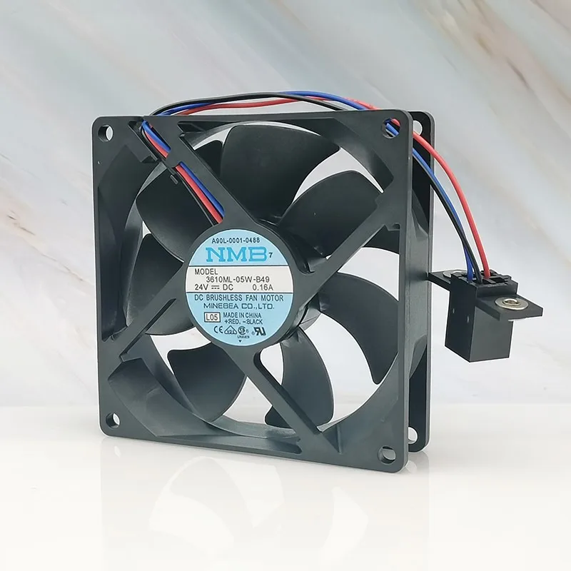 جديد الأصلي 3610ML-05W-B49 24VDC 0.16A 9225 92x92x25 مللي متر مروحة التبريد المبرد