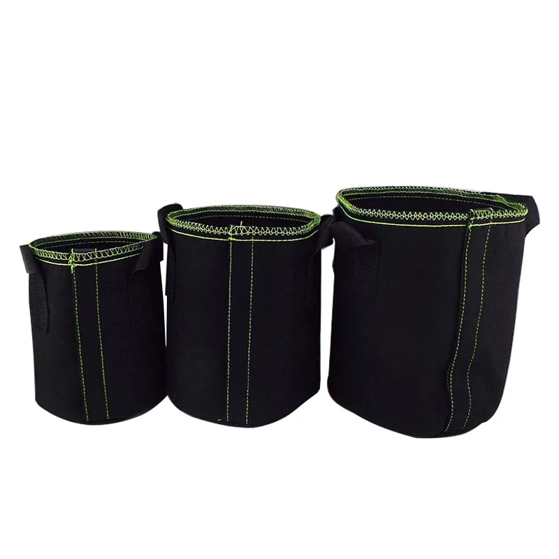 5-Pack Grow Bags to Transplant Vegetable Plant Potato tomato Flower Self-Adhesion Side Fabric Pot Nursery Growing Garden Tools