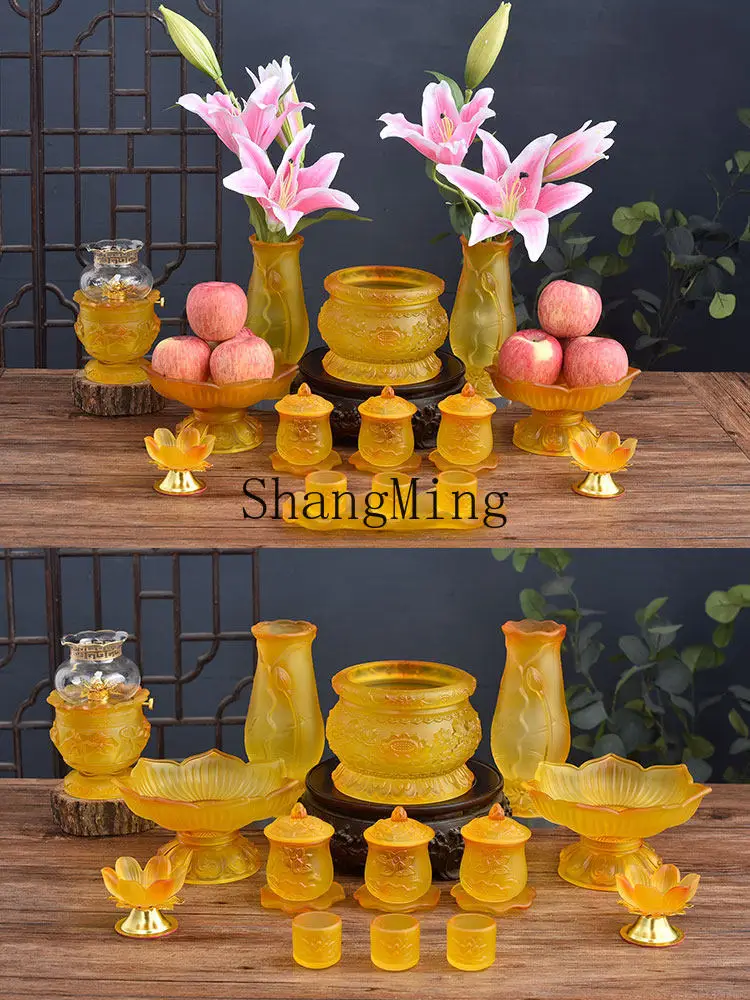 

PYH glazed water supply cup household Buddha front Buddhist hall is dedicated to Guanyin Xianjia holy water cup