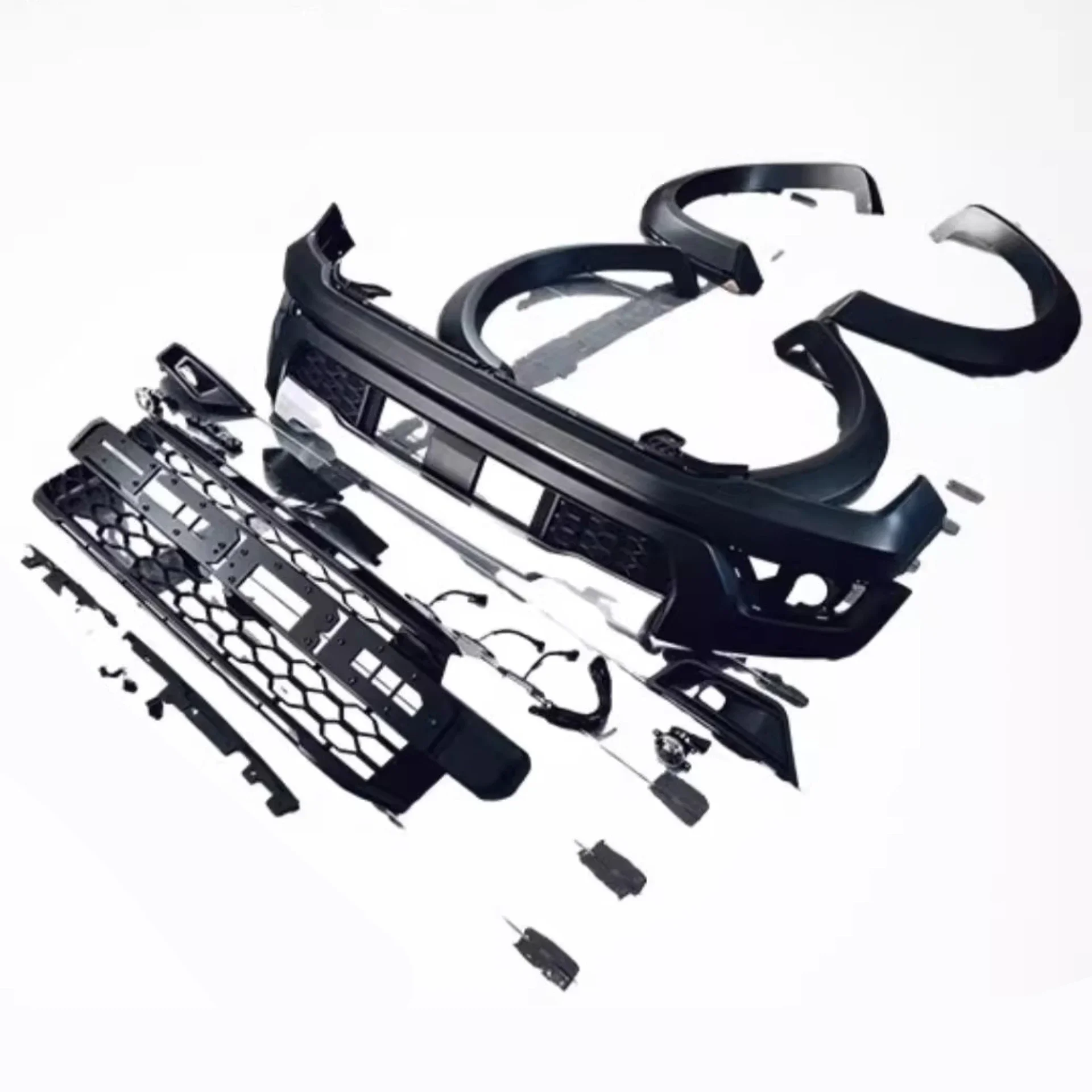

New Style Front Bumper Wheel Eyebrow Grille Assembly for Ford Ranger Modified Wide Body Kit Car Accessories