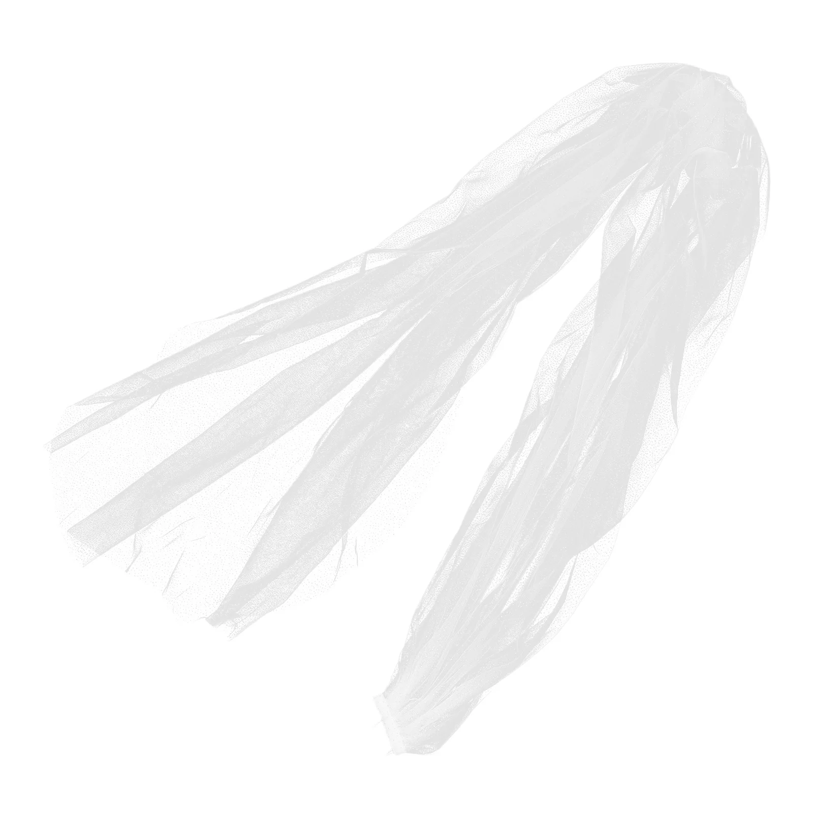 

White Glitter Wedding Veil 300cm Cathedral Length Sparkly Tulle Bridal Elegant Print Secure Comb Dreamy Look