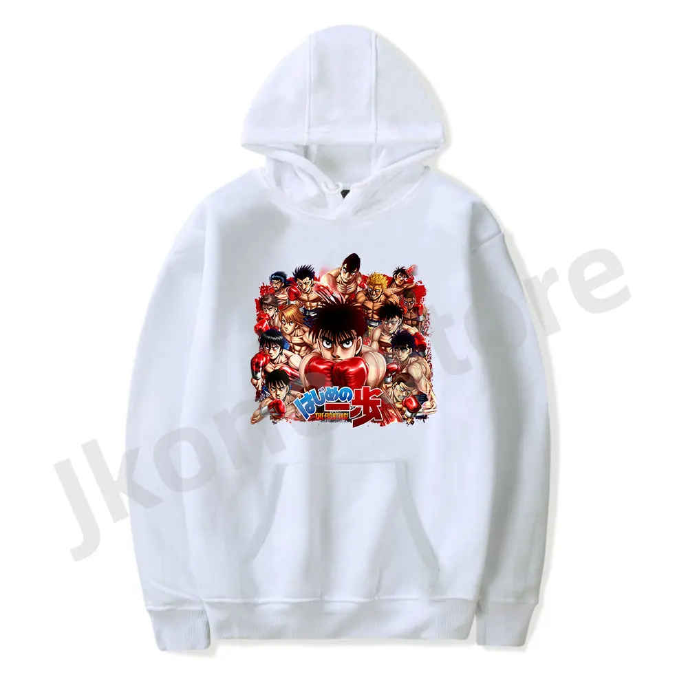 Hajime no Ippo Hoodies Kamogawa Boxing Gym Merch Sweatshirts Women/Men Fashion Casual Long Sleeve Clothes