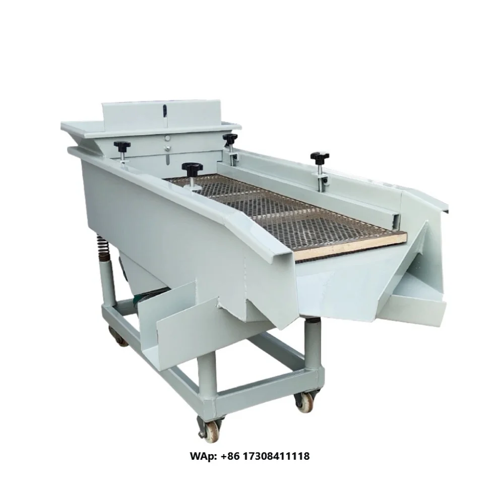 Customized Stainless Steels Small  Sieve Powder Beans Linear Vibrating Screen Machine