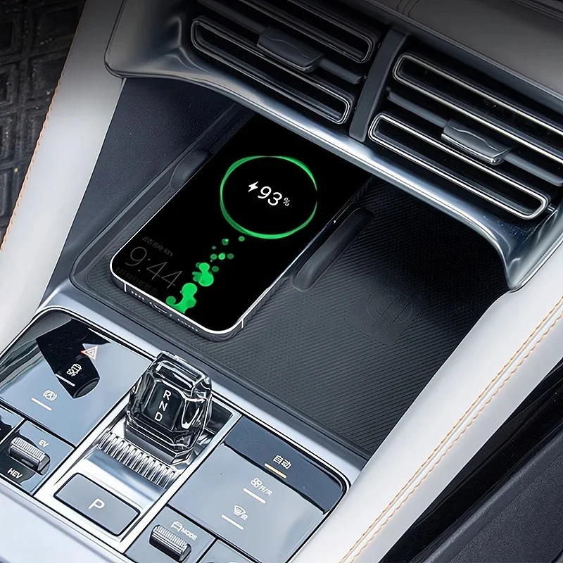 For BYD Sealion 6 Seal U Song Plus DM-i EV 2023-2024 Wireless charging silicone pad for central control Interior modification