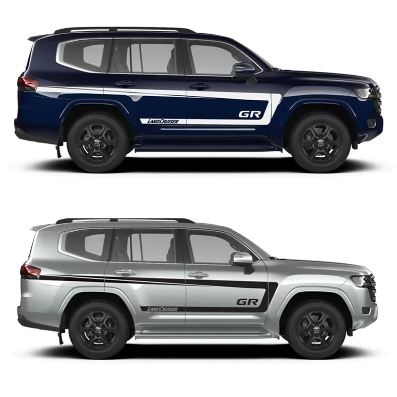 

Car Vinyl Stickers GR-INSPIRED BODY STRIPE DECAL customized sports decals For Toyota Land Cruiser lc300