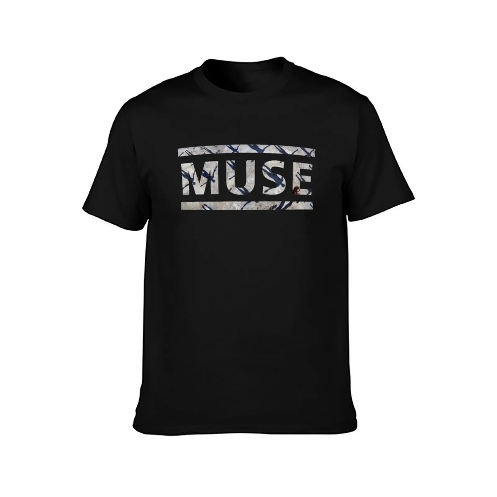 Absolution Muse Cover Logo T-Shirt, Summer Casual Cotton Tee, Oversized Streetwear Tops, Vintage Graphic Print, Unisex Men Women