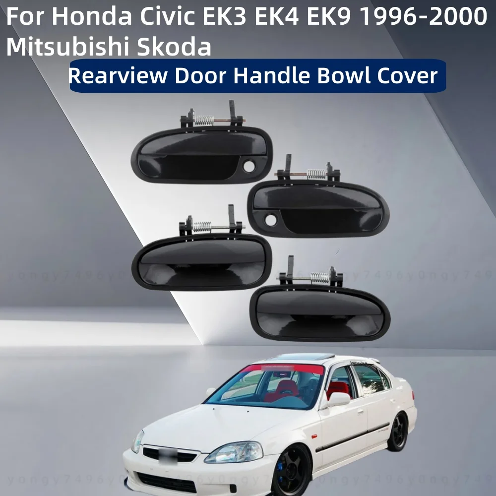 

Car Upgrade Decoration For Honda Civic EK3 EK4 EK9 1996 1997 1998-2000 Mitsubishi Skoda Rearview Door Handle Cover Accessories