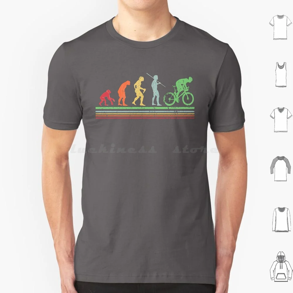 Cyclist Cycling Evolution Vintage Retro T Shirt Men Women Kids 6xl Cyclist Evolution Cycling Evolution Cyclist Evolution