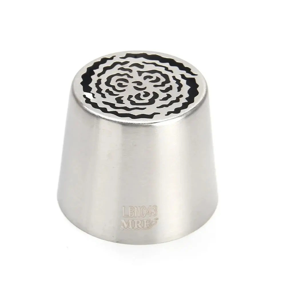 New Arrival Stainless Steel XL Russian Multi Leaves Flower Icing Tip Pastry Piping Nozzle #LBNO43