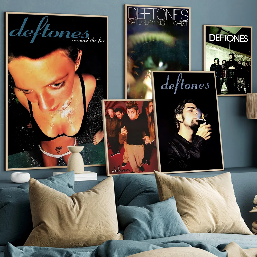 Hip Hop Singer Star D-Deftones Classic Vintage Posters Vintage Room Home Bar Cafe Decor Nordic Home Decor