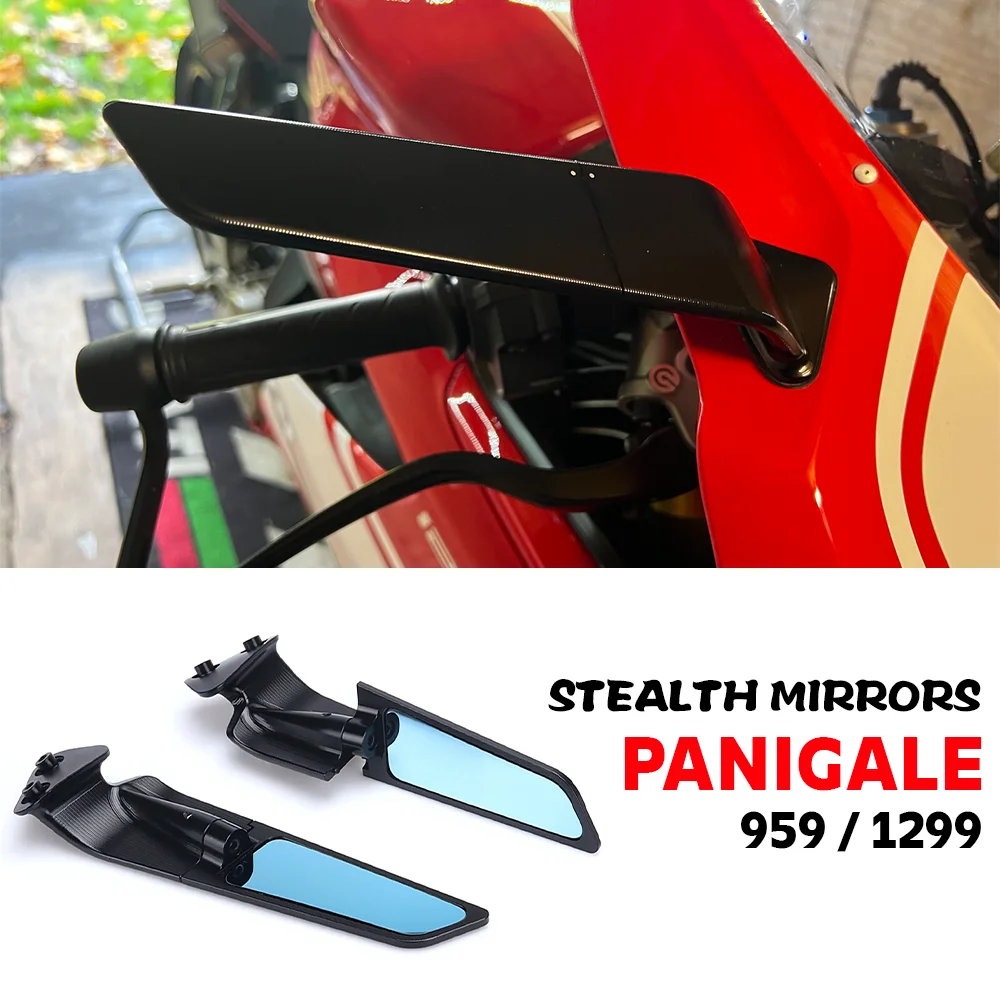 

For DUCATI Panigale 1299 S Accessories Stealth Mirrors Panigale955 Adjustable Winglet Panigale1299 Panigale 1299S Panigale Parts