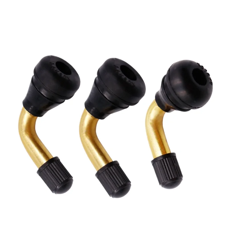 PVR50 PVRr60 PVR70 Motorcycle Tubeless Tire Valve Stem 90° Rubber Angle Nozzle for Electric Bike/Motorbike Wheel Rim Accessories