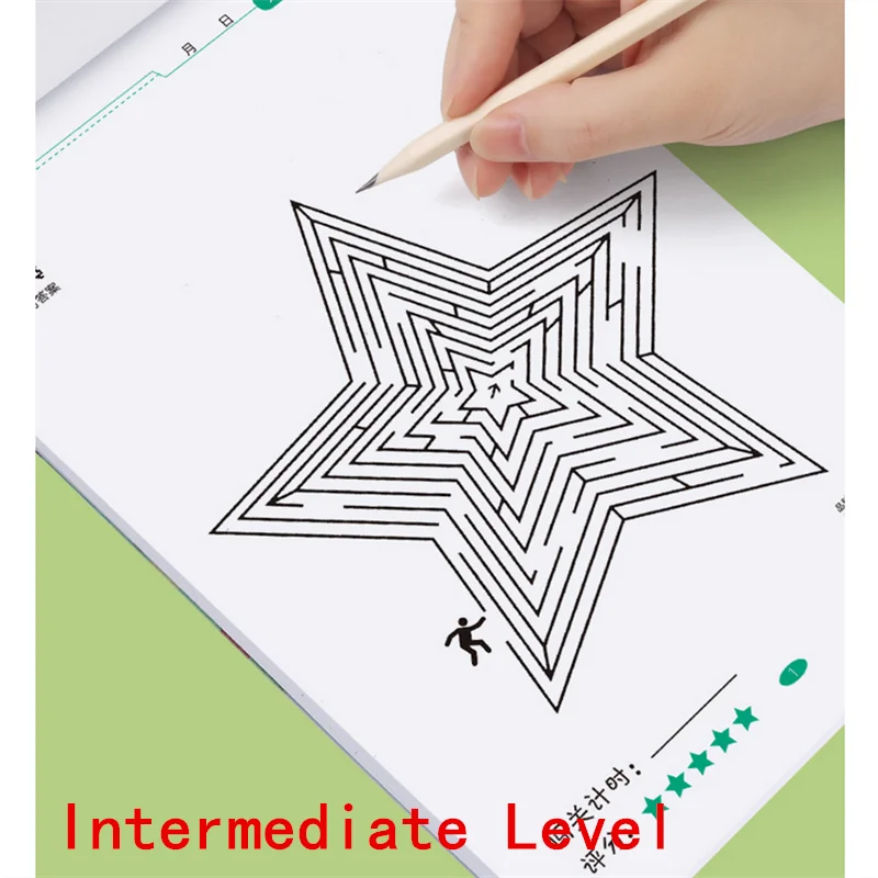1PC Children Maze Game Book Student Concentration Training Intellectual Development Educational Early Learning Toys Kids Gifts