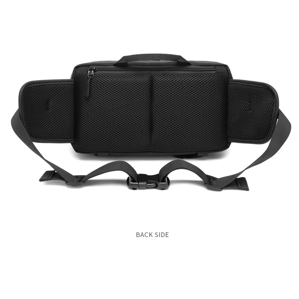 

Super OZUKO Men'S Waist Bag Outdoor Hiking Waterproof Crossbody Bag Sports Multifunctional Large Capacity Waist Bag