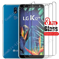 1-3PCS Tempered Glass For LG K12 Plus 5.7 Protective Film ON LGK12Plus K12Plus K40 X4 2019 LMX420 LM-X420 Screen Protector Cover