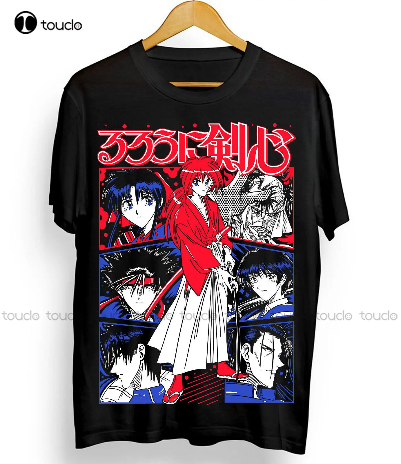 Rurouni Kenshin T-Shirt Samurai X Himura Anime Manga Sagara Yukishiro All Size Christmas Gift Streetwear Xs-5Xl Tshirt