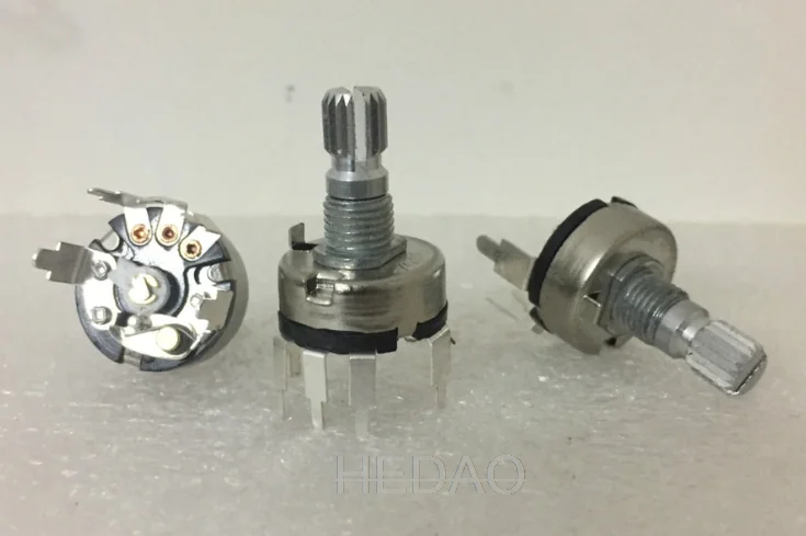 20 teile/los die Radio lautstärke einstellen Potentiometer b50k b10k mit Drehschalter dip5