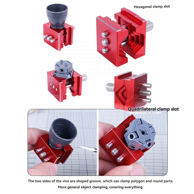 Mini abrazadera de aleación y soporte Mini tornillo de banco de mano multifuncional -90637 III Mini tornillo de banco