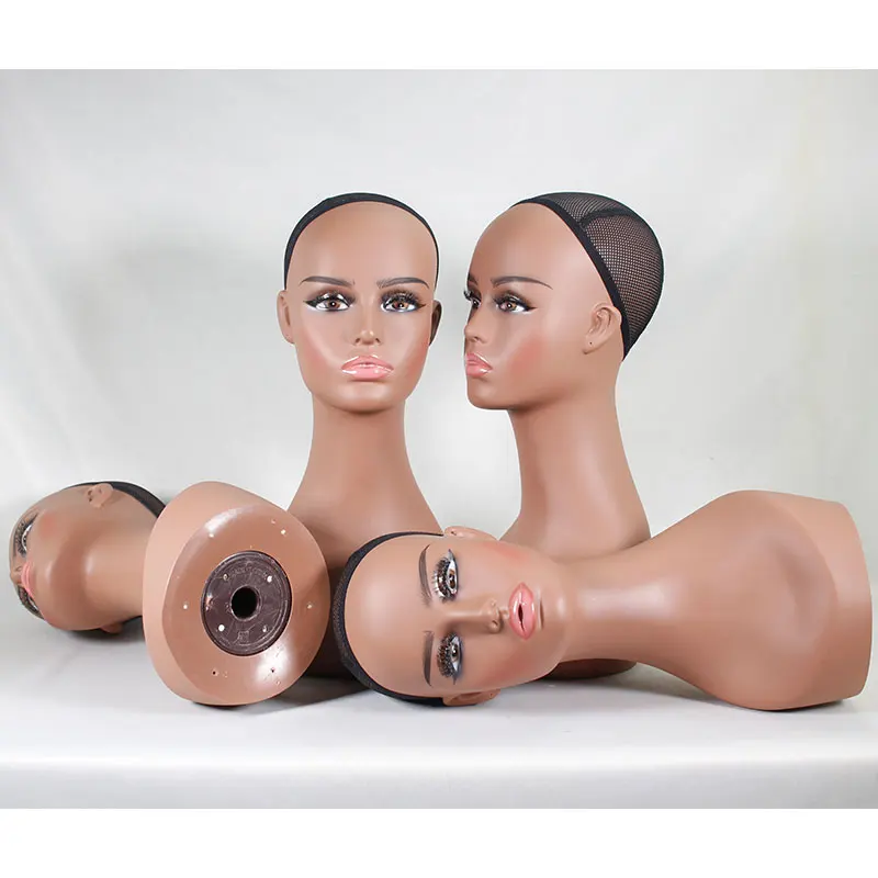 Mannequin Head For Wigs And Makeup Display With Long Neck_voghion.com