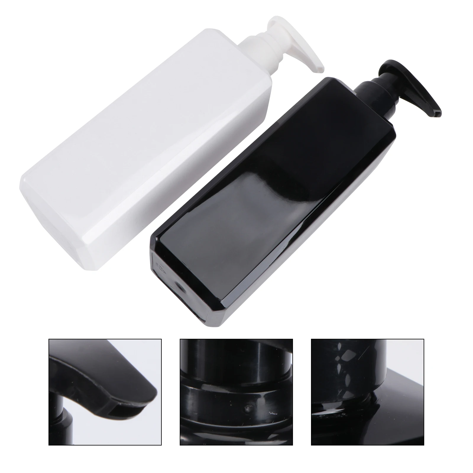 

2Pcs ShowerGelDispensers SoapBottle ToiletryBottles SafeMaterial PressPump Clean HomeSink LiquidStorage Decoration