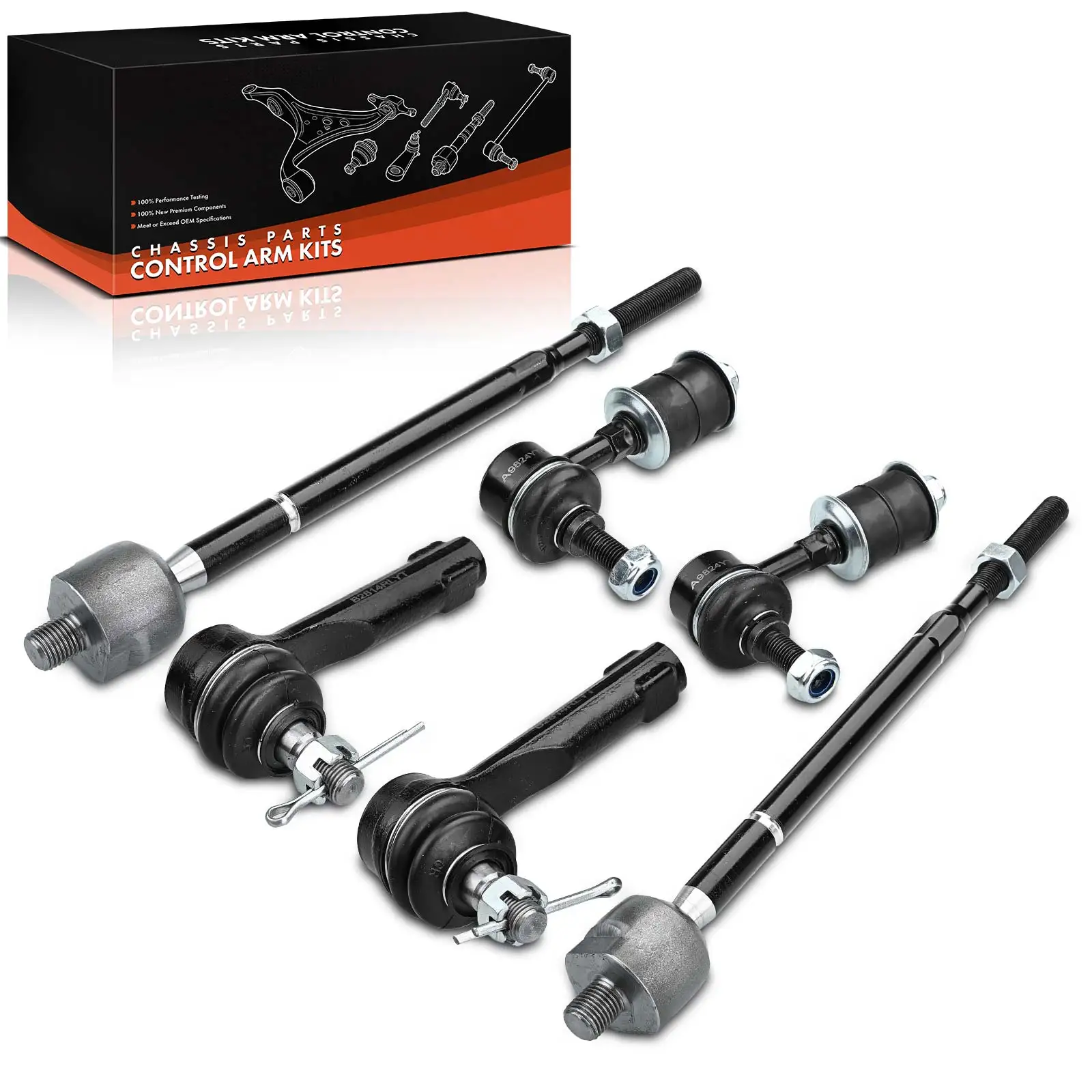 Frankberg 6-teilig Querlenker Satz Vorderachse für Nissan Altima L30 1997-2001 4852050A00 54618OE000 485202B025 K9824 4852050A25