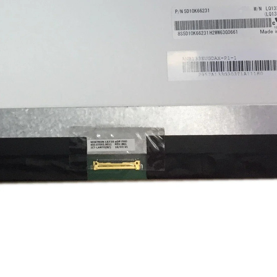 LQ133M1JW15-E LQ133M1JW15 подходит для LTN133HL09 LP133WF4-SPB1 NV133FHM-N52 IPS eDP 30-контактный 1920X1080 LED-экран для ноутбука