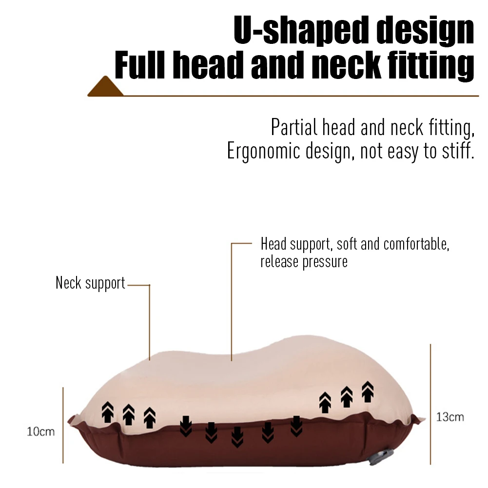 キャンプ,ハイキング,ビーチ,睡眠用の超軽量インフレータブル枕