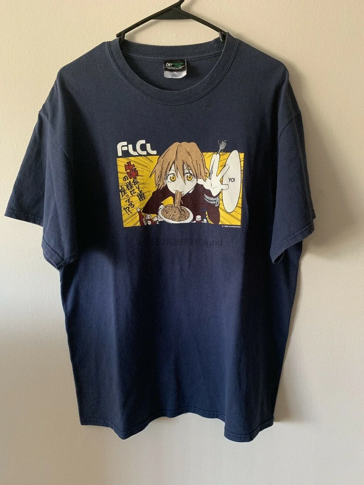 Vintage 1999 Flcl Fooly Cooly Anime Comics Gainax T-shirt Vtg Manga Haruko Yo!