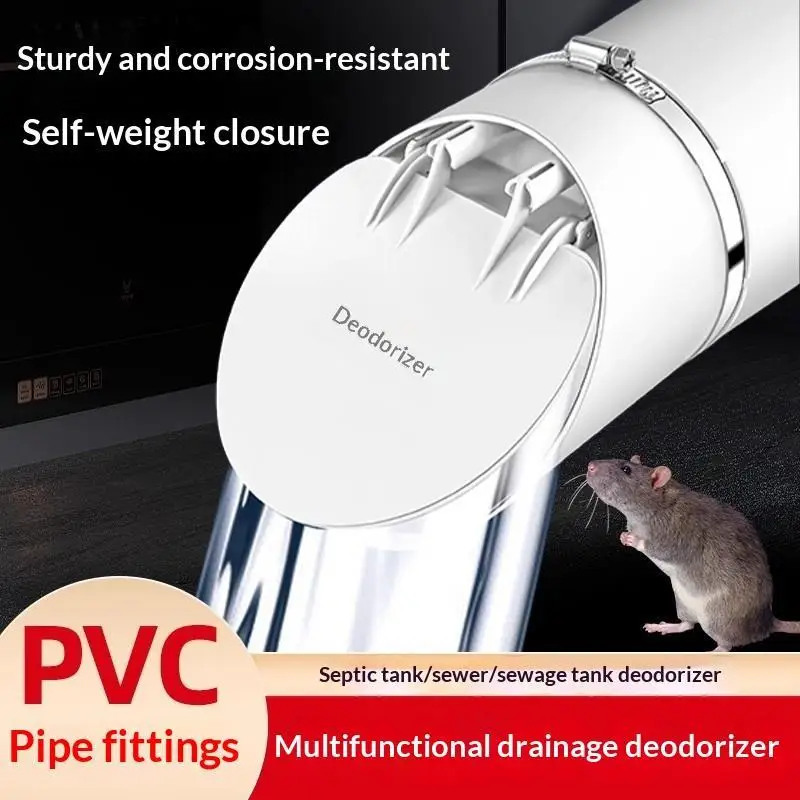 Anti Odor Stopper Floor Drain One Way Valve Shower Drainer Drain Strainer Seal Cover Sewer Install Kitchen Bathroom Accessories