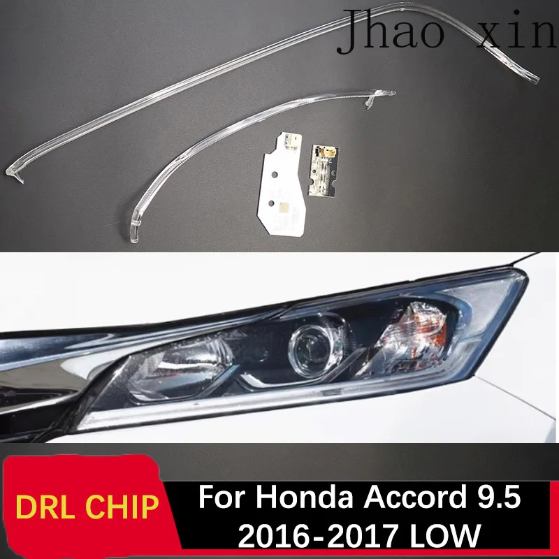 DRL Lamp Angel Eye Ballast White Light Module for Honda Accord 9.5 2016-2017 LOW Car Headlights DRL CHIP Lamp Tube Circuit Board