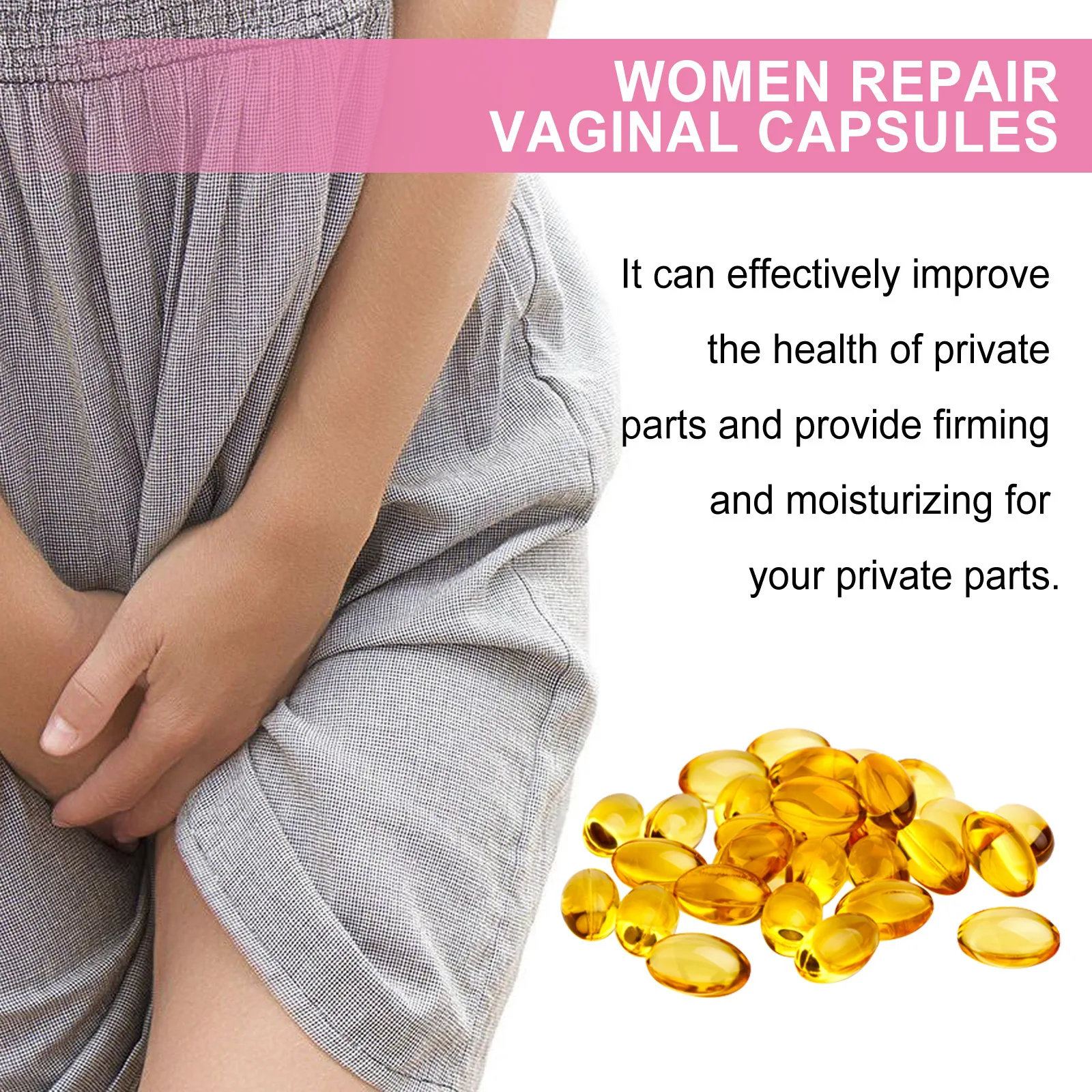 Vagina Shrinking Capsule Tighten Reduce Private Part Itchy Deodorant Prevent Infection Relief Vaginitis Feminine Hygiene Care