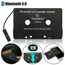 Bluetooth 5.0 Car Audio Stereo Cassette Vehicle Bluetooth Tape Converter Cassette Player Car MP3 Handsfree Phonebook For Iphone