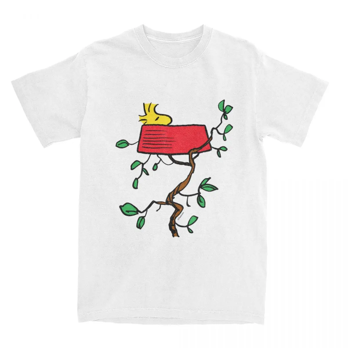 Peanuts Woodstock Napping Men Women\'s T Shirts Merch Funny Tees T-Shirts Pure Cotton Plus Size Clothing